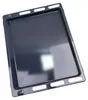 A dark gray baking tray with cutouts on the sides, shown from a diagonal angle against a white background. Náhľad obrázku produktu