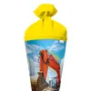 ROTH Schultüte groß Achtung Bagger 70 cm rund Folieneffekt Produktbild-Vorschau 2