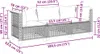 vidaXL Gartensofa mit Kissen 3-Sitzer Beige Poly Rattan Produktbild-Vorschau 8