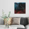 DEQORI Hybrid Leinwand Bild 50x50 cm 'Kosmischer Brand' Produktbild-Vorschau 3