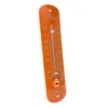 Gartenthermometer 19cm Metall Retro in Orange Außen Garten Produktbild-Vorschau 3