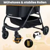 Passeggino 3 in 1 per animali domestici con trasportino Anteprima dell’immagine prodotto 3
