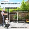 Grauer Kunststoff-Gartenschuppen mit Fenster und Produktbild-Vorschau 4