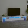 vidaXL TV skříňka s LED světly bílá 260x36,5x40 cm Náhled obrázku produktu 2
