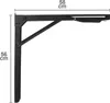Sklápacia konzola na police 560 x 580 mm Náhľad obrázku produktu 2