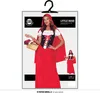 A product image displaying a costume on a hanger, with a model wearing the costume and a smaller inset image of the costume. Produktbild-Vorschau