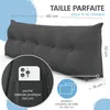 ELONEO Coussin dorsal 140 cm de large, coussin en forme de Voir les images du produit 3