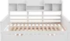 Divano letto Sweiko 90x200CM in legno massiccio, letto Anteprima dell’immagine prodotto 7