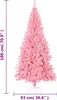 vidaXL Arbre de Noël artificiel avec support rose 180 cm Voir les images du produit 5