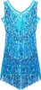 Damen Pailletten Gr. M Kleid Salsa Rumba Tanzbauch Produktbild-Vorschau 4