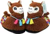 Alpaka Plüsch Hausschuhe SLOFFIES, One Size Erwachsene Produktbild-Vorschau 1