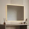 EMKE LED koupelnové zrcadlo 80x60cm s osvětlením 3 barvy Náhled obrázku produktu 1