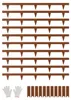VEVOR obruba trávníku, sada 10 ks, 1016x114,3x1,5 mm, Náhled obrázku produktu 1