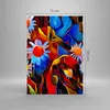 Bilder auf glas - Einteilig - Blume Abstraktion - 70x100cm Produktbild-Vorschau 3