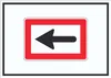 In Pfeilrichtung fahren links Symbol A3 (297x420mm) Produktbild-Vorschau 1