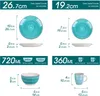 vancasso Bella Service combiné en grès, 16 pièces Set de Voir les images du produit 2