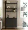 Regał Relaxdays, wys. x szer. x gł.: 159,5 x 60 x 24 cm, 6 Podgląd zdjęcia produktu 2