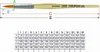 da Vinci 303 Gr 1 SCHULMALPINSEL RUND goldfarb. Synthetikfasern Produktbild-Vorschau