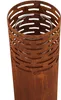2x Windlichtsäule "Rost-Säule" aus Metall mit Rost Finish, Produktbild-Vorschau 4