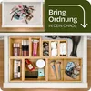Schubladen Organizer Box 8er Set - Aus nachhaltigemBambus Produktbild-Vorschau 2