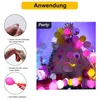 100 Mini-LED-Ballonlichter, warmweiße runde Partylichter Produktbild-Vorschau 3