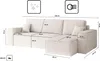 Kaiser Möbel Ecksofa mit schlaffunktion und bettkasten, Produktbild-Vorschau 5