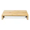 HI Schneidebrett mit Tablett 38x27x7 cm Bambus Produktbild-Vorschau 3