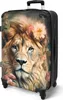 NoBoringSuitcases.com® Großer Koffer - Löwe - Löwenkopf - Produktbild-Vorschau 2