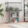 vidaXL Akvarijní stojan Grey Sonoma 80 x 35 x 60 cm Náhled obrázku produktu 2