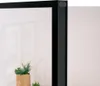 vidaXL Drzwi wewnętrzne czarne 76x201,5 cm szkło hartowane Podgląd zdjęcia produktu 6