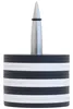 Glasuntersetzer SALUTE 12er Set ARTIKEL-Design schwarz weiß Produktbild-Vorschau 3