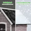 VOUNOT® Hundehütte Outdoor aus Holz, mit Bitumendach, Produktbild-Vorschau 4