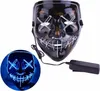 LED Grusel Maske Halloween Leuchtmaske Purge Style für Produktbild-Vorschau 4