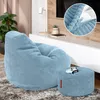 Green Bean® Sitzsack mit Hocker aus Cord - Sitzsäcke für Produktbild-Vorschau 3