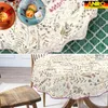 Wachstuch Tischdecke abwaschbar und wasserabweisend 140 x 220 cm oval Bandkante, Ansicht 7 Produktbild-Vorschau