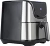 A studio shot of a silver and black air fryer against a white background. Náhľad obrázku produktu