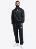 Herren Trainingsanzug normale Passform BELLMORE Black/Grey Produktbild-Vorschau 3