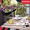 KOTARBAU® Jardinière Extérieur Pot de Fleur PVC 40x15x15 cm Voir les images du produit 4