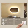 ARTFORMA LED koupelnové zrcadlo oválné 80 x 50 cm bezrámové Náhled obrázku produktu 5
