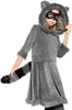 A child wearing a raccoon costume. Produktbild-Vorschau