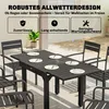 Gartentisch Ausziehbarer 80/160 x 80 cm Aluminium Esstisch Produktbild-Vorschau 6