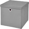 1 Stück Hellgrau Faltbox 28 x 28 x 28 cm Aufbewahrungsbox Produktbild-Vorschau 1