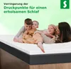 A family lying on a mattress. Produktbild-Vorschau