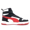 A single Puma RBD Game Jr Jungen Stiefel is shown against a white background. Produktbild-Vorschau