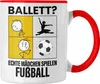 Trendation - Fußball Mädchen Tasse Sport Geschenk Frauen Produktbild-Vorschau 1