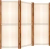 vidaXL 3-tlg. Raumteiler Cremeweiß 210x180 cm Produktbild-Vorschau 11