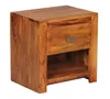 Wohnling Console da letto in legno massiccio di Sheesham Anteprima dell’immagine prodotto 3
