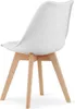 Jídelní set 1 + 4, stůl KAMI 80x80 bílý + židle BALI MARK Náhled obrázku produktu 5