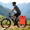 Wiltec Sacoche sac à dos étanche pour porte-bagages rouge – Voir les images du produit 2