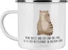 Mr. & Mrs. Panda Kaffeepott Katze Sitzen - Weiß - Geschenk, Produktbild-Vorschau 1